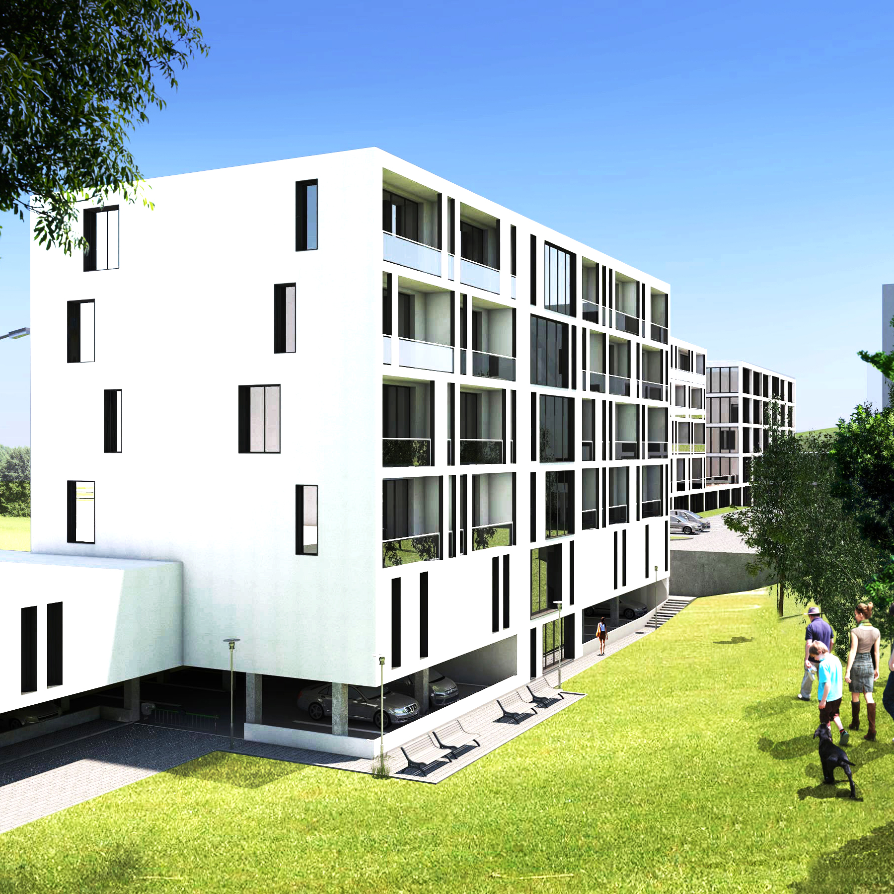 Nauji, modernūs apartamentai Vilniuje, Ozo parko teritorijoje